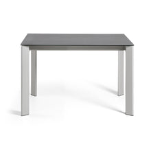 Load image into Gallery viewer, Axis porcelain extendable table in Volcano Rock finish with grey steel legs 120 (180) cm - image 5