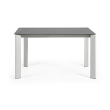 Load image into Gallery viewer, Axis porcelain extendable table in Volcano Rock finish with grey legs 140 (200) cm - image 2