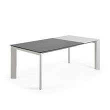 Load image into Gallery viewer, Axis porcelain extendable table in Volcano Rock finish with grey legs 140 (200) cm - image 6