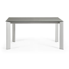Load image into Gallery viewer, Axis porcelain extendable table in Hydra Lead finish with grey legs 160 (220) cm - image 2