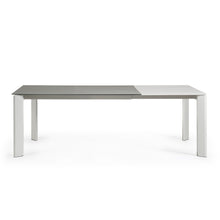 Load image into Gallery viewer, Axis porcelain extendable table in Hydra Lead finish with grey legs 160 (220) cm - image 8