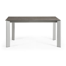 Load image into Gallery viewer, Axis extendable ceramic table with Vulcano Ceniza finish and grey steel legs 160 (220) cm - image 2