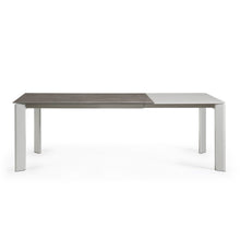 Load image into Gallery viewer, Axis extendable ceramic table with Vulcano Ceniza finish and grey steel legs 160 (220) cm - image 8