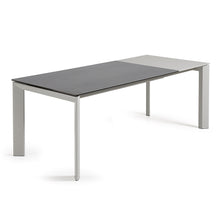 Load image into Gallery viewer, Axis porcelain extendable table in Volcano Rock finish with grey legs 160 (220) cm - image 3
