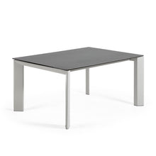 Load image into Gallery viewer, Axis porcelain extendable table in Volcano Rock finish with grey legs 160 (220) cm - image 4