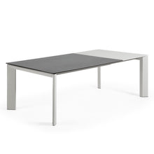 Load image into Gallery viewer, Axis porcelain extendable table in Volcano Rock finish with grey legs 160 (220) cm - image 6