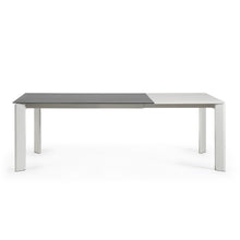 Load image into Gallery viewer, Axis porcelain extendable table in Volcano Rock finish with grey legs 160 (220) cm - image 8