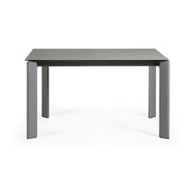 Load image into Gallery viewer, Axis porcelain extendable table in Hydra Lead finish with anthracite steel legs 140(200)cm - image 2