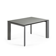 Load image into Gallery viewer, Axis porcelain extendable table in Hydra Lead finish with anthracite steel legs 140(200)cm - image 4