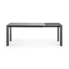 Load image into Gallery viewer, Axis porcelain extendable table in Hydra Lead finish with anthracite steel legs 140(200)cm - image 7