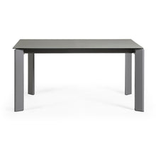 Load image into Gallery viewer, Axis porcelain extendable table in Hydra Lead finish with anthracite legs 160 (220) cm - image 2