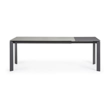 Load image into Gallery viewer, Axis porcelain extendable table in Hydra Lead finish with anthracite legs 160 (220) cm - image 7