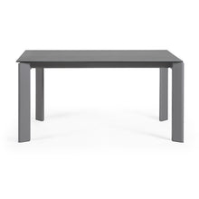 Load image into Gallery viewer, Axis extendable porcelain table with Volcano Rock finish and dark grey legs, 160 (220) cm - image 2