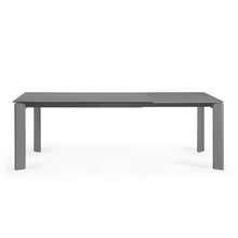 Load image into Gallery viewer, Axis extendable porcelain table with Volcano Rock finish and dark grey legs, 160 (220) cm - image 8