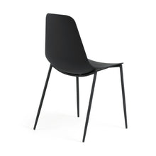 Load image into Gallery viewer, Whatts chair with steel legs in black finnish - image 3