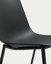 Load image into Gallery viewer, Whatts chair with steel legs in black finnish - image 4
