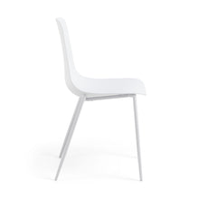 Load image into Gallery viewer, Whatts chair with steel legs in white finnish - image 2