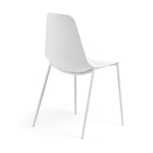 Load image into Gallery viewer, Whatts chair with steel legs in white finnish - image 3
