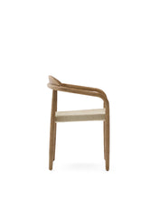 Load image into Gallery viewer, Nina stackable chair in FSC 100% solid acacia wood and ecru rope cord - image 2