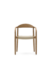 Load image into Gallery viewer, Nina stackable chair in FSC 100% solid acacia wood and ecru rope cord - image 4