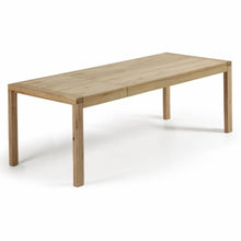 Load image into Gallery viewer, Briva extendable table with a natural oak wood finish, 200 (280) x 100 cm