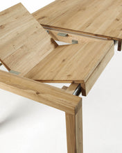 Load image into Gallery viewer, Briva extendable table with a natural oak wood finish, 200 (280) x 100 cm - image 8