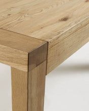 Load image into Gallery viewer, Briva extendable table with a natural oak wood finish, 200 (280) x 100 cm - image 9