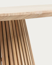 Load image into Gallery viewer, Jeanette round solid teak wood table, Ø 120 cm - image 4