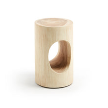 Load image into Gallery viewer, Halker solid rain tree wood side table, Ø 30 cm