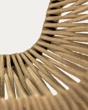 Load image into Gallery viewer, Lambton stackable chair in brown rope and steel with black finish - image 7