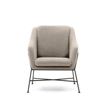 Load image into Gallery viewer, Brida armchair in beige and steel legs with black finish - image 5