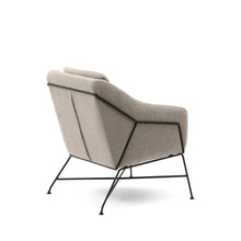 Load image into Gallery viewer, Brida armchair in beige and steel legs with black finish - image 7