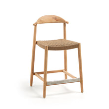 Load image into Gallery viewer, Nina stool in solid acacia wood height 62 cm