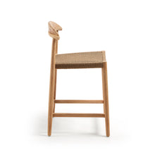 Load image into Gallery viewer, Nina stool in solid acacia wood height 62 cm - image 2