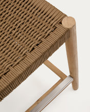 Load image into Gallery viewer, Nina stool in solid acacia wood height 62 cm - image 9