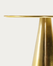 Load image into Gallery viewer, Rhet metal side table with gold finish, Ø 39 cm - image 3