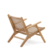Load image into Gallery viewer, Grignoon chair, made from solid acacia wood and woven wicker FSC 100% - image 5