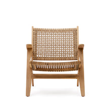 Load image into Gallery viewer, Grignoon chair, made from solid acacia wood and woven wicker FSC 100% - image 8