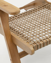 Load image into Gallery viewer, Grignoon chair, made from solid acacia wood and woven wicker FSC 100% - image 11