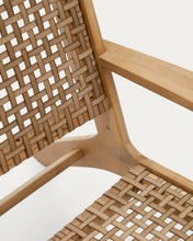 Load image into Gallery viewer, Grignoon chair, made from solid acacia wood and woven wicker FSC 100% - image 12