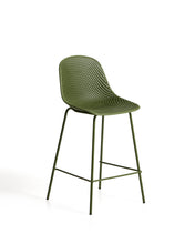 Load image into Gallery viewer, Quinby green outdoor stool 65cm