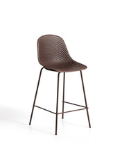 Load image into Gallery viewer, Quinby brown outdoor stool 65cm