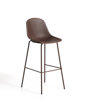 Load image into Gallery viewer, Quinby brown outdoor stool 75cm