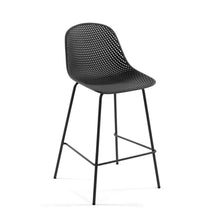 Load image into Gallery viewer, Quinby outdoor stool in grey, height 75 cm