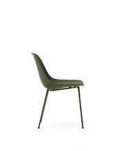 Load image into Gallery viewer, Quinby outdoor chair with green steel legs - image 2