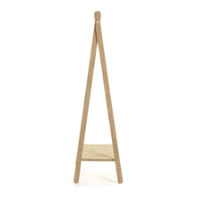 Load image into Gallery viewer, Natane birch wood and rattan clothing rail, 95 x 152 cm - image 5