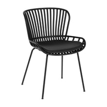 Load image into Gallery viewer, Surpik chair with steel legs in black finnish