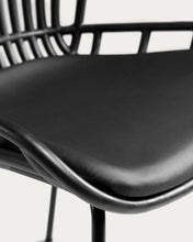 Load image into Gallery viewer, Surpik chair with steel legs in black finnish - image 7