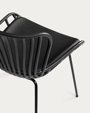 Load image into Gallery viewer, Surpik chair with steel legs in black finnish - image 8