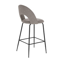 Load image into Gallery viewer, Mahalia light grey stool height 63 cm FSC 100% - image 5